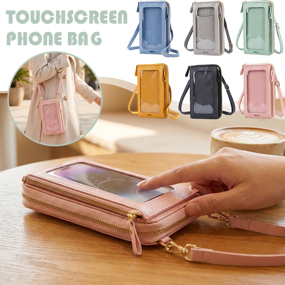 Women'S Bags Handbags - Kadın Çantaları Yumuşak Deri Cüzdanlar Dokunmatik
